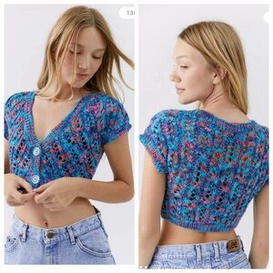 Urban Outfitters Button-Front Cardigan Sweater Size Small